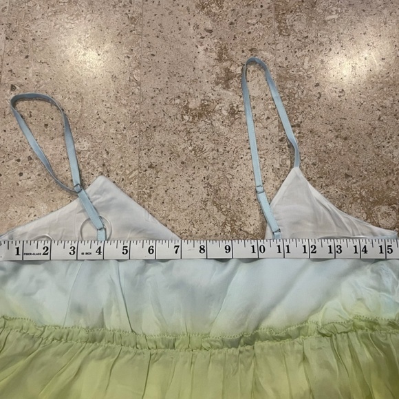 Cami NYC The Adrienne Rainbow Tiered Silk Dress - Picture 5 of 6